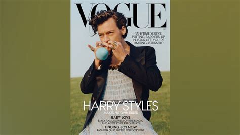 Harry Styles Becomes Vogues First Solo Male Cover In 127 Years Abc News