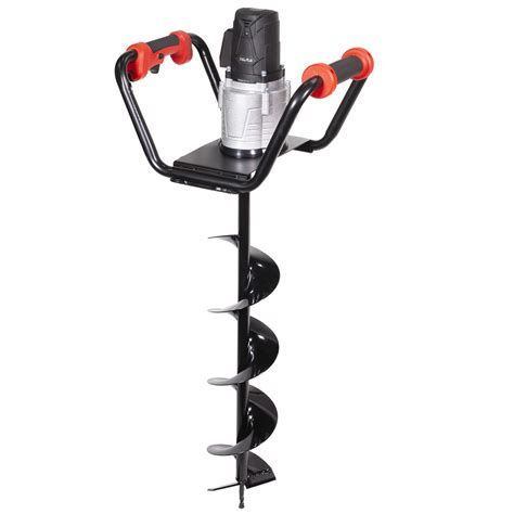 1500w Electric Post Hole Digger With 6 Inch Digging Auger Drill Bit