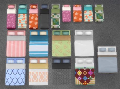 All Beds Separated Brazen Lotus Sims 4 Cc Furniture Sims 4 Cc
