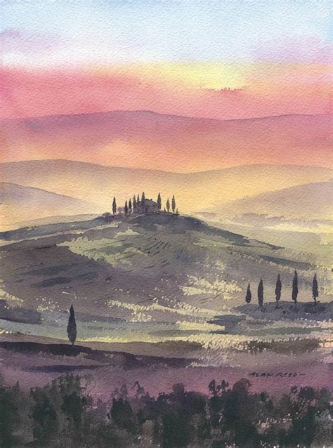 Prints Of Tuscany Alan Reed Art Original Paintings And Prints Italy