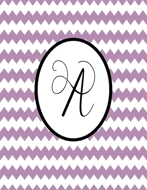 Two Magical Moms Chevron Monogram Binder Covers Great For Teachers