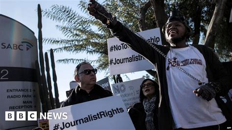 South Africa Sacked Reporters Win Sabc Censorship Case Bbc News