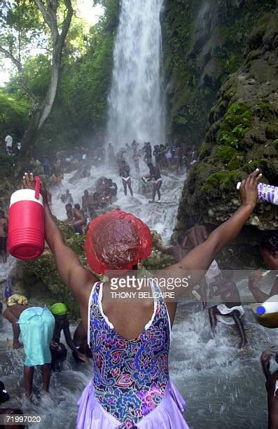 Woman Bathe Waterfall Photos And Premium High Res Pictures Getty Images