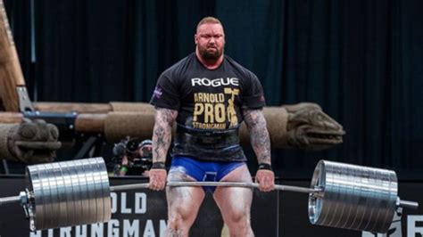 Mountain Top Game Of Thrones Actor Sets Deadlift Record Inquirer