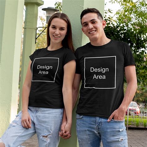 Customized T Shirts Go Unique With Customised Couple Printed T Shirt