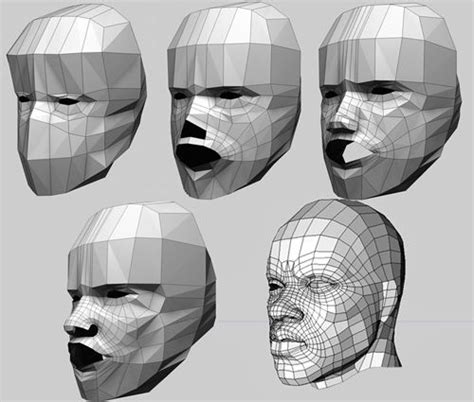 P A T R I C K E I S C H E N Zbrush Facial Geometry 3d Character