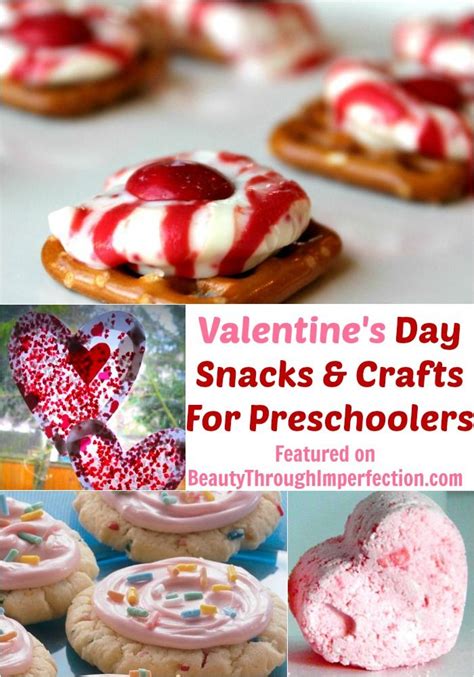 Valentines Day Crafts And Snacks For Preschoolers Crafts Valentine