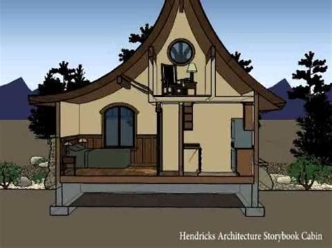 Storybook Cabin Plan Mountain Architects Hendricks Architecture