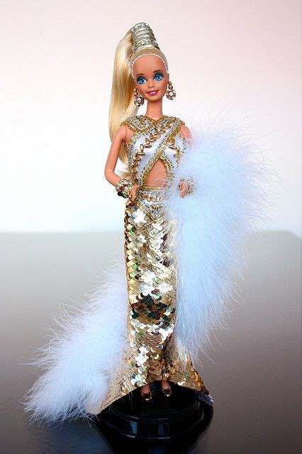 bob mackie gold barbie 1 1990 barbie beautiful barbie dolls barbie fashion