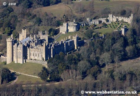 Arundel Castle West Sussex Aerial Photograph Aerial Photographs Of