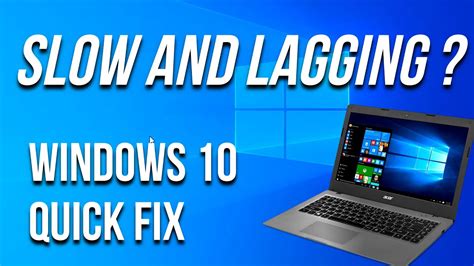 How To Fix Windows 10 Laggingslow Problem Fix Laggy Laptop Windows
