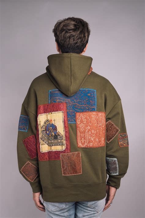 Heavyweight Patchwork Hoodie Featuring A Host Of Fabrics We Have