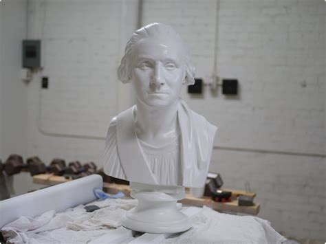 Rebuilding A Broken Bust George Washington