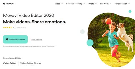 Movavi Video Editor Reviews Pricing Software Features