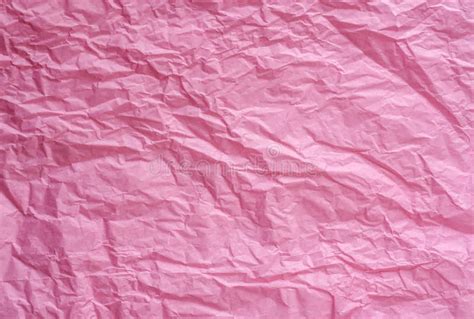 Abstract Background Of Crumpled Pink Soft Paper Stock Photo Image Of