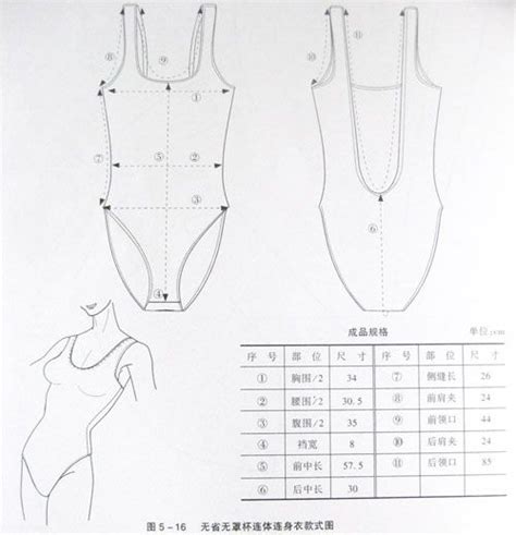 Traje De Ba O Patr N De Ropa Interior Patrones De Ropa Moldes De Ropa