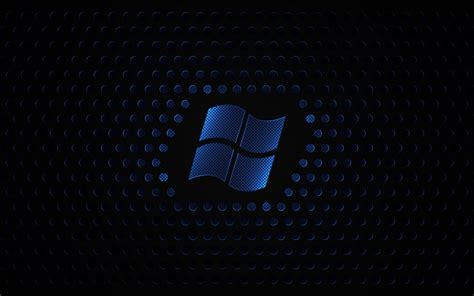 Download Wallpapers Windows Blue Logo 4k Os Creative