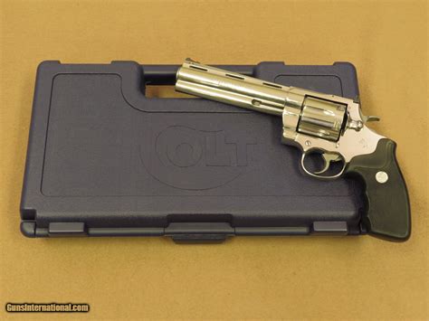 Colt Anaconda Polished Stainless Cal 44 Magnum 6 Inch Barrel