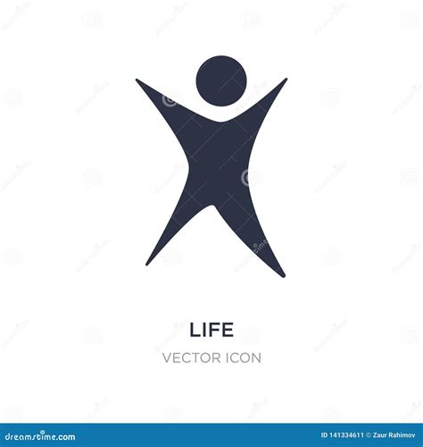 Life Icon On White Background Simple Element Illustration From People