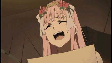 Darling In The Franxx Zero Two 02 Laughing Youtube