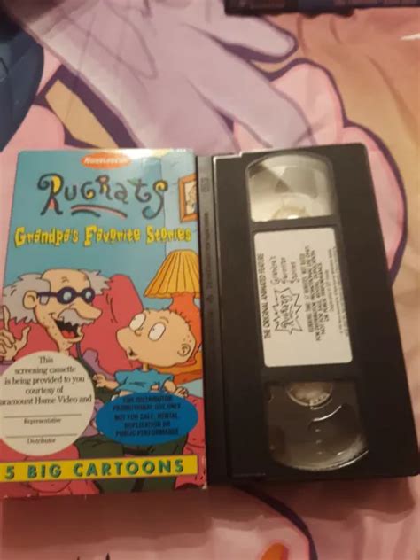 RUGRATS GRANDPA S FAVORITE Stories SCREENER DEMO VHS RARE Nickelodeon