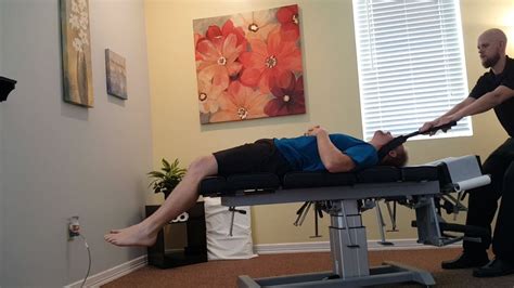 The y strap works by stretching and decompressing the spine providing great relief. Y-Strap Spinal Decompression Chiropractic Adjustment "That ...