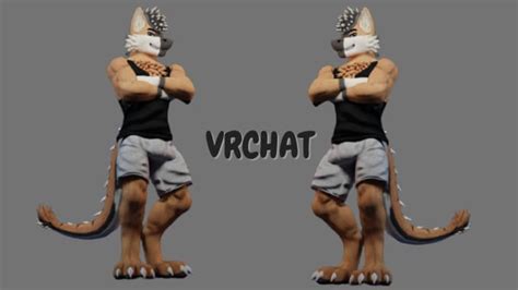 Model Custom Furry Avatar Vrchat Avatar Fursona Vtuber For Streamers