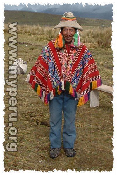 Traditional Mens Dress In The Ausangate Region Of Peru Traditional