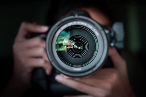 Stock Photographer Professional Photographer Taking Picture Of Model