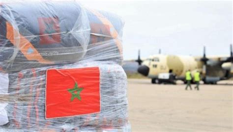 بالصور المغرب يرسل مساعدات إلى قطاع غزة وكالة سوا الإخبارية
