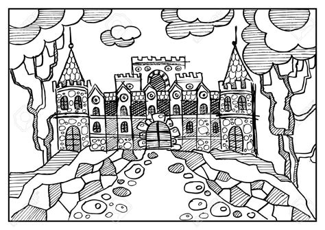 Fairy Tale Castle Drawing At Getdrawings Free Download