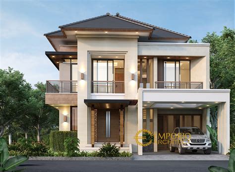 Desain Rumah Modern Lantai Bapak Azhar Di Jakarta