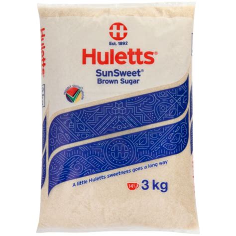 Huletts Sun Sweet Brown Sugar 1x3kg Superb Hyper