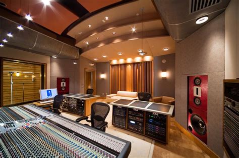 Modern Interior Design Home Recording Studio Design With Some Tools
