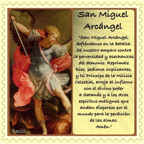 ® Blog Católico Gotitas Espirituales ® OraciÓn A San Miguel ArcÁngel