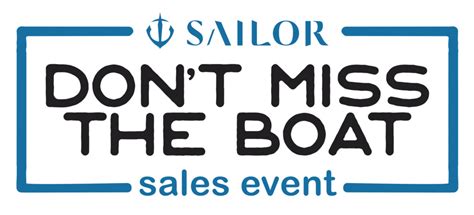 Sailor Dont Miss The Boat Sales Event 40 Off Selected Models Nibs