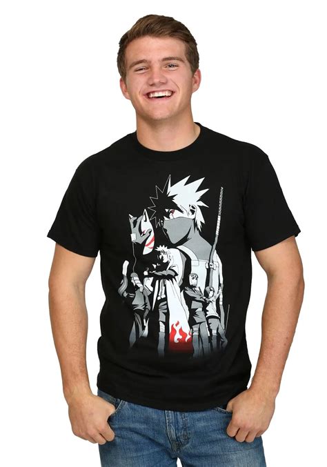 Naruto Jonin Kakashi Hatake Mens T Shirt Cartoon T Shirt Men Unisex