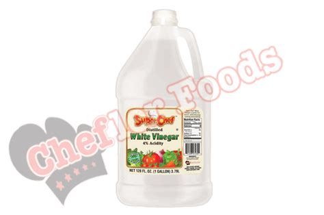 Super Chef ®white Vinegar 4 Chefler Foods