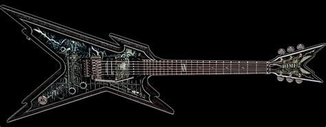 Guitar From Hell Reviews Dean Guitars Dime Razorback Cemetery Gates