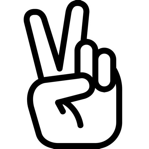 Hand Peace Sign Clipart Peace Symbol Png Flyclipart Sexiz Pix