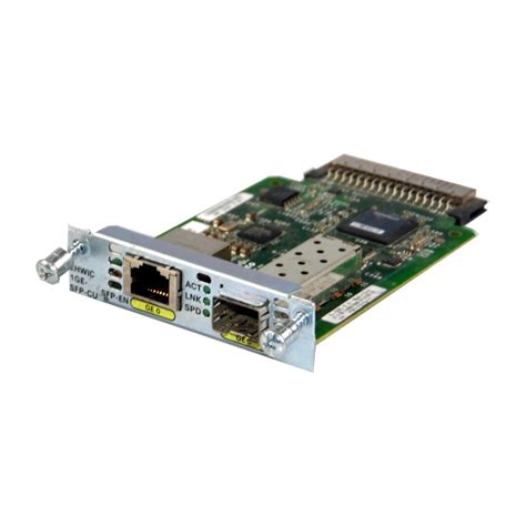 Cisco Ehwic 1ge Sfp Cu Gigabit Ethernet Dual Identity High Speed Module