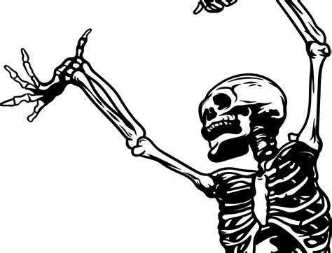 Dancing Skeleton Png Free Logo Image