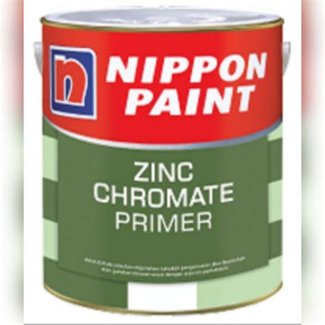 Jual Nippon Zinc Chromate Primer Grey Green 1kg Cat Dasar Besi Meni