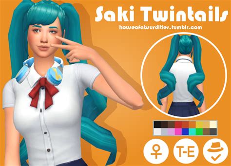 Yandere Simulator Mods Simulator Maxis Twintails Saki Miyu Characters
