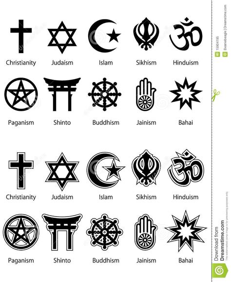 12 Vector Religious Symbols Artofit