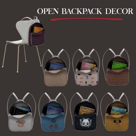 Blackys Sims 4 Zoo Open Backpack • Sims 4 Downloads