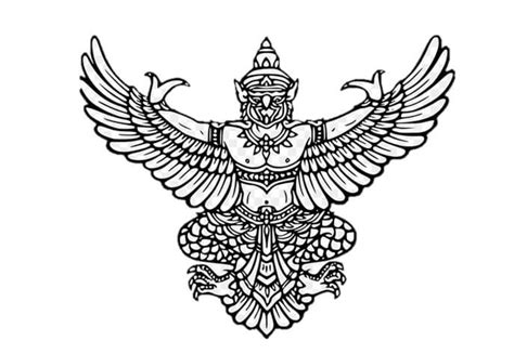 Gambar Garuda Pancasila Sketsa Pulp