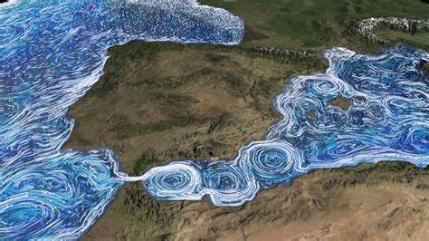 Ocean Current Flows Around The Mediterranean Sea And Atlantic Youtube
