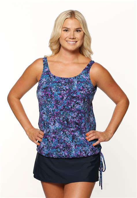 The Mastectomy Tank Strap Blouson Perfect Coverage Queen Size Wph