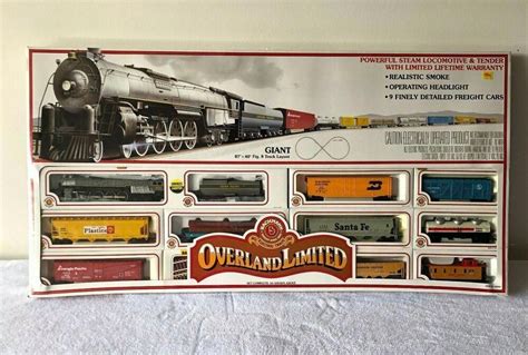 Bachmann Ho Scale 00250 Overland Limited Train Set New Sealed Box
